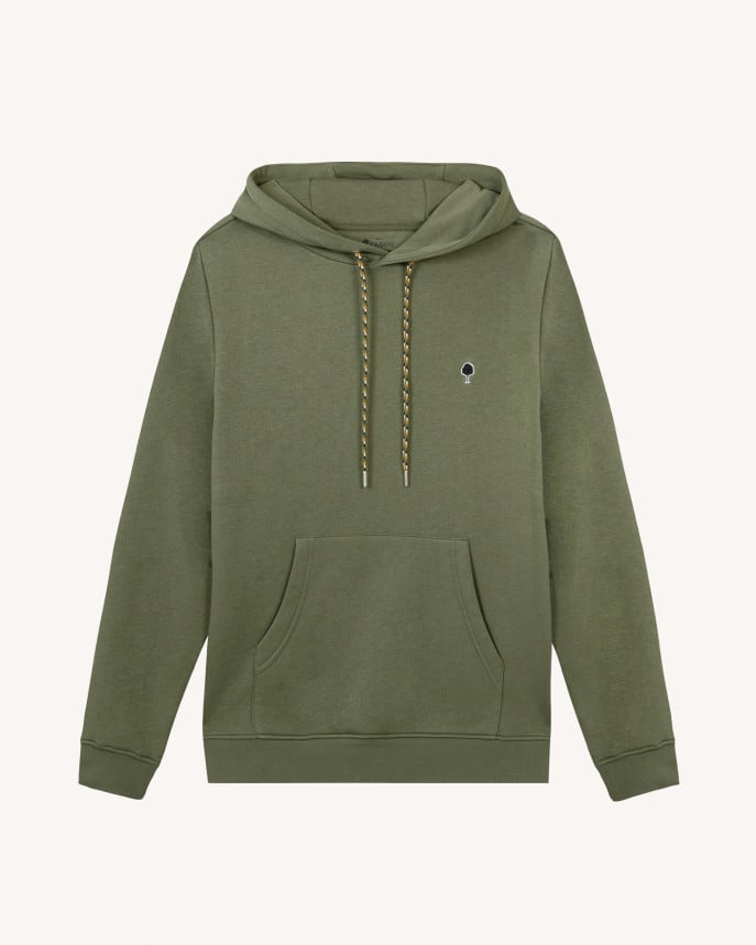 FAGUO - Sweat à capuche Dirac - Kaki – Image 2