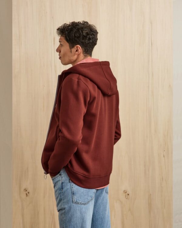 FAGUO - Sweat à capuche Mesnil - Bordeau – Image 2
