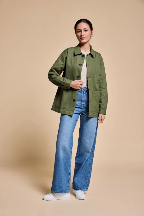 HINDBAG - Veste mixte Marcel - Olive – Image 2