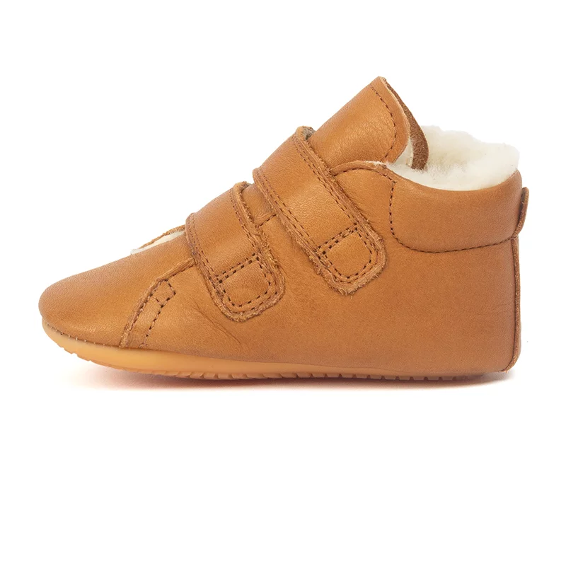 FRODDO - Prewalkers velcro fourré - Cognac – Image 2