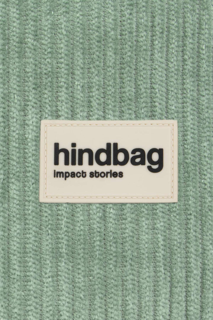 hindbag-claire-velours-vert-deau