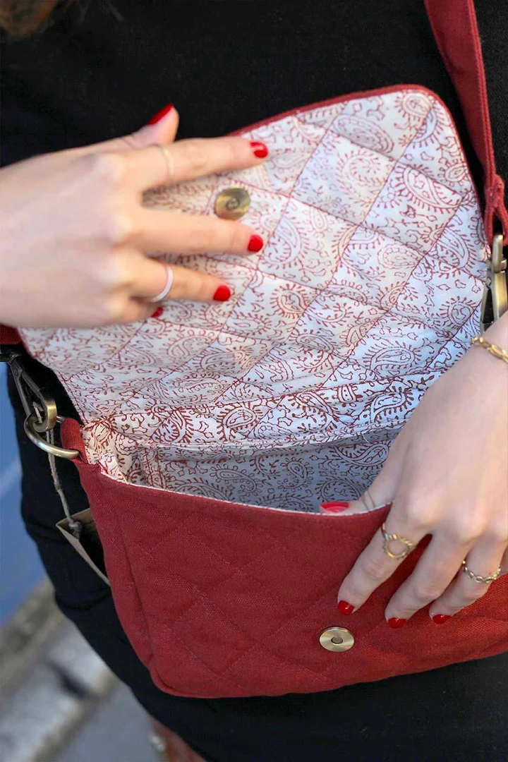 HINDBAG - Sac à main Margault Mat - Terracotta – Image 2