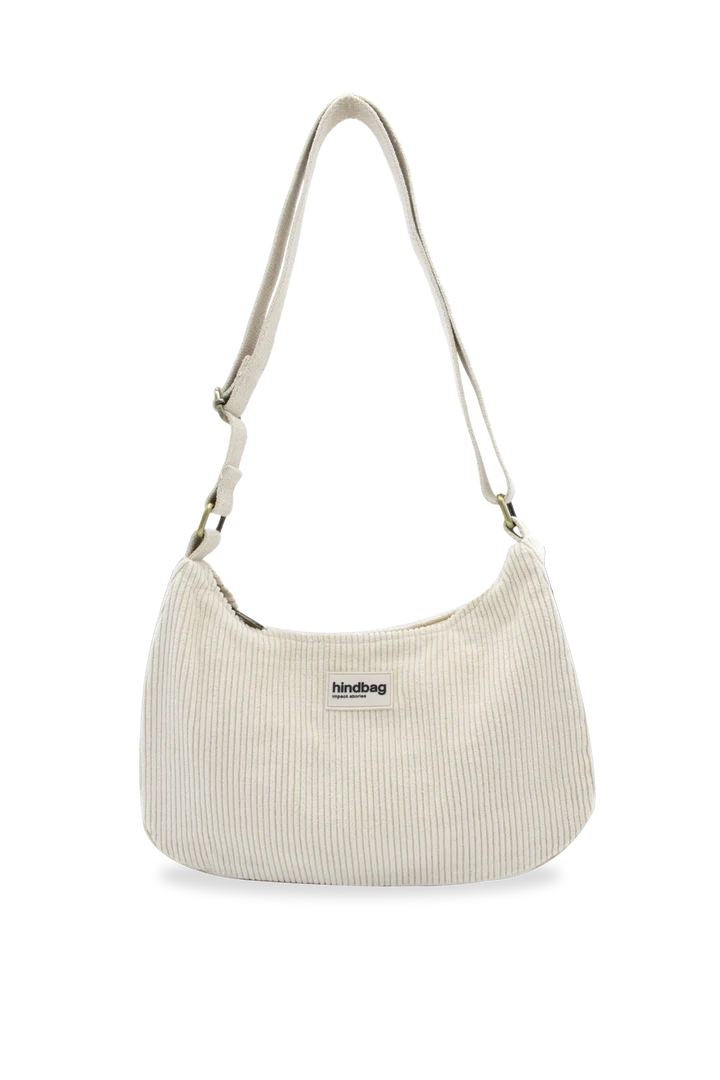 HINBAG - Sac Rosa Velours - Ecru – Image 2