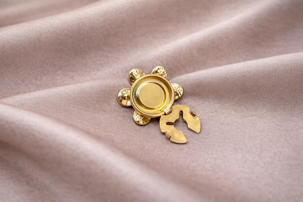 FROUFROUZ - Bijou de Bouton Mila - Mauve – Image 2