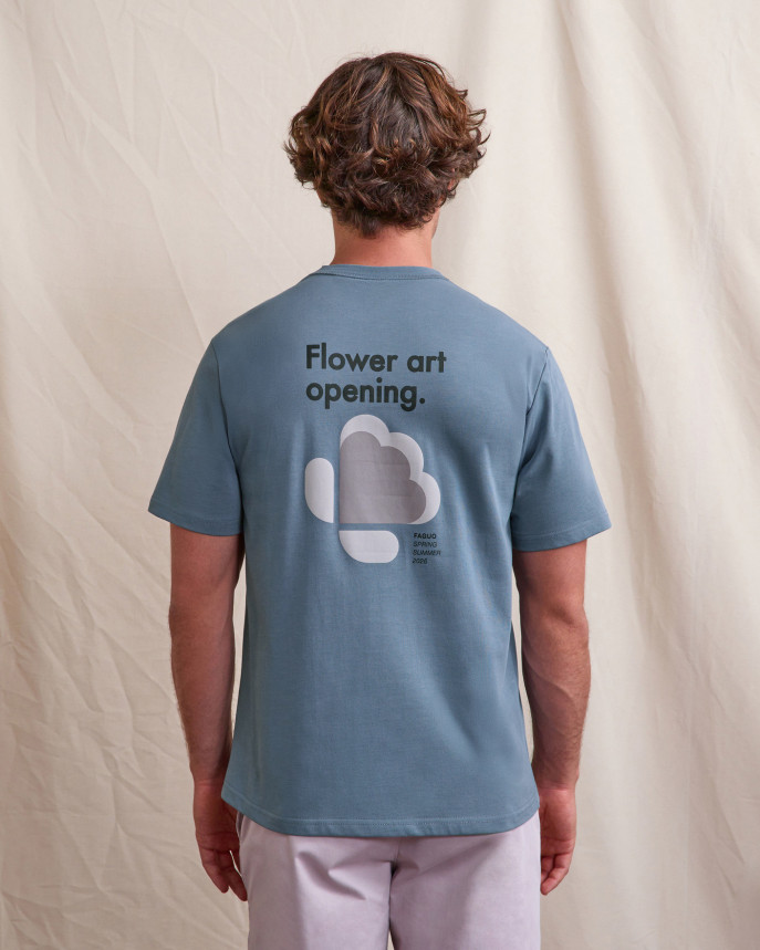 FAGUO - T shirt Massoury - Bleu – Image 2