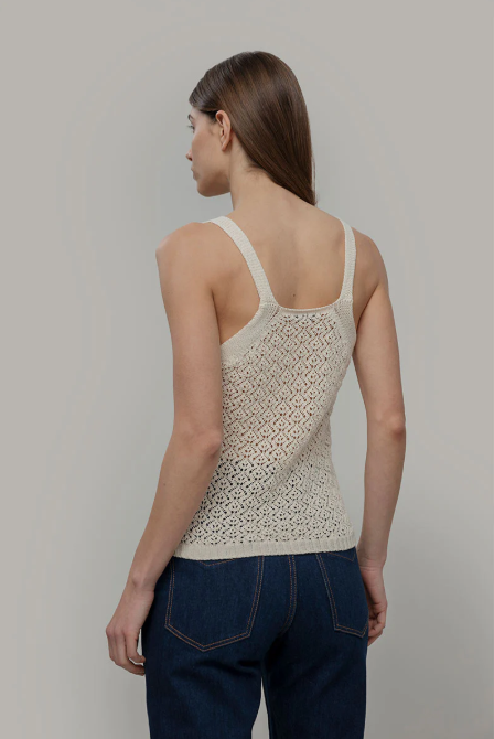 RIFO - Débardeur Marilù en maille - Ecru – Image 2