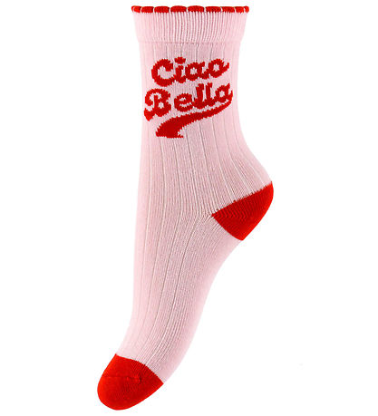 MINIPOP - Chaussettes en bambou x3 - Cherry Tomato – Image 3