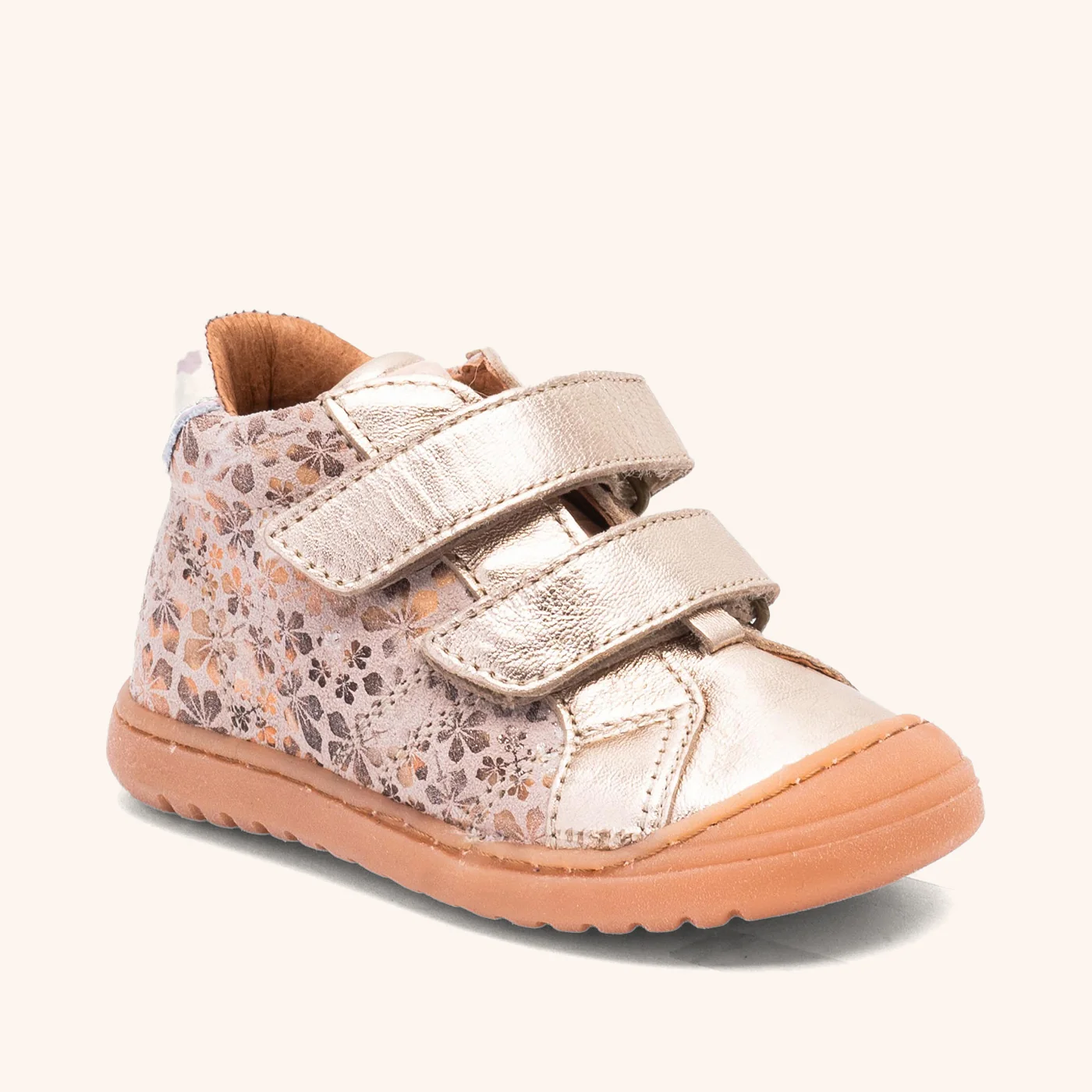 bisgaard-chaussures-premiers-pas-cuir-rose-fleurie-thor-v