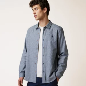 faguo-chemise-homme-rayee-ecru-bleu-marine