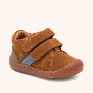 Chaussure bébé Bisgaard Hale V en cuir marron vue de face