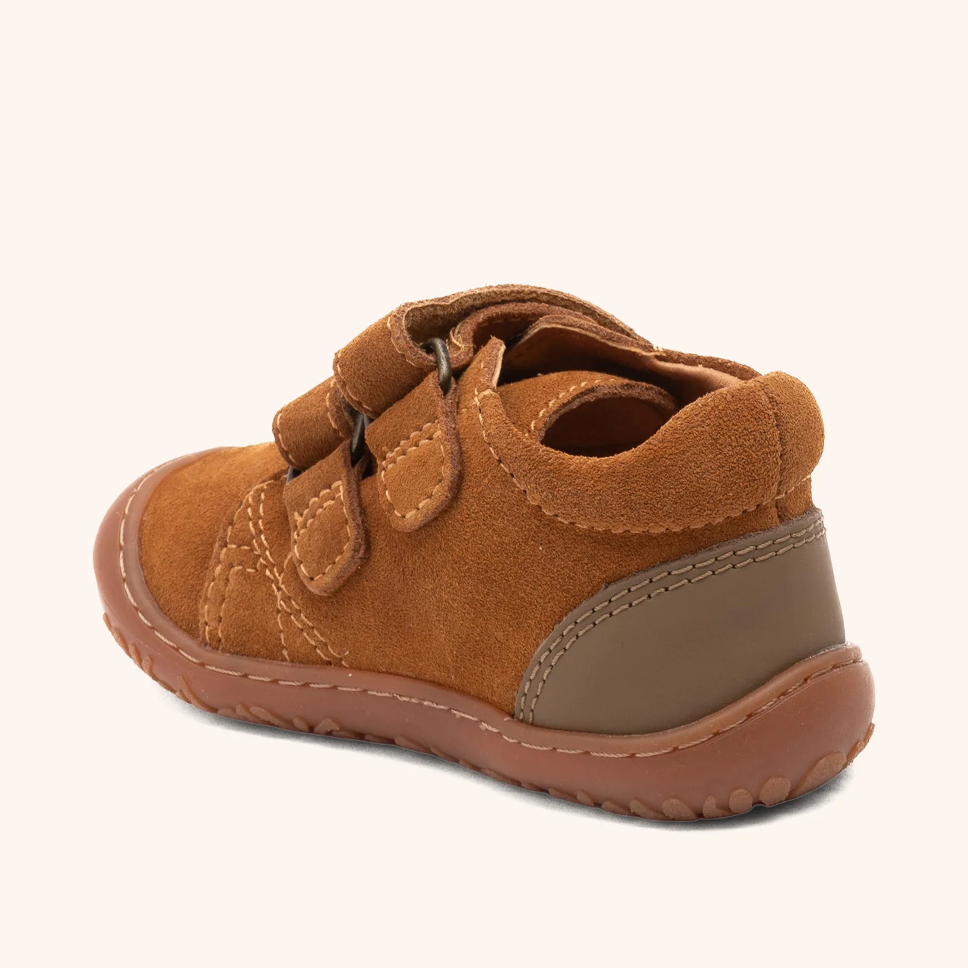 Chaussure bébé Bisgaard Hale V en cuir marron vue de dos