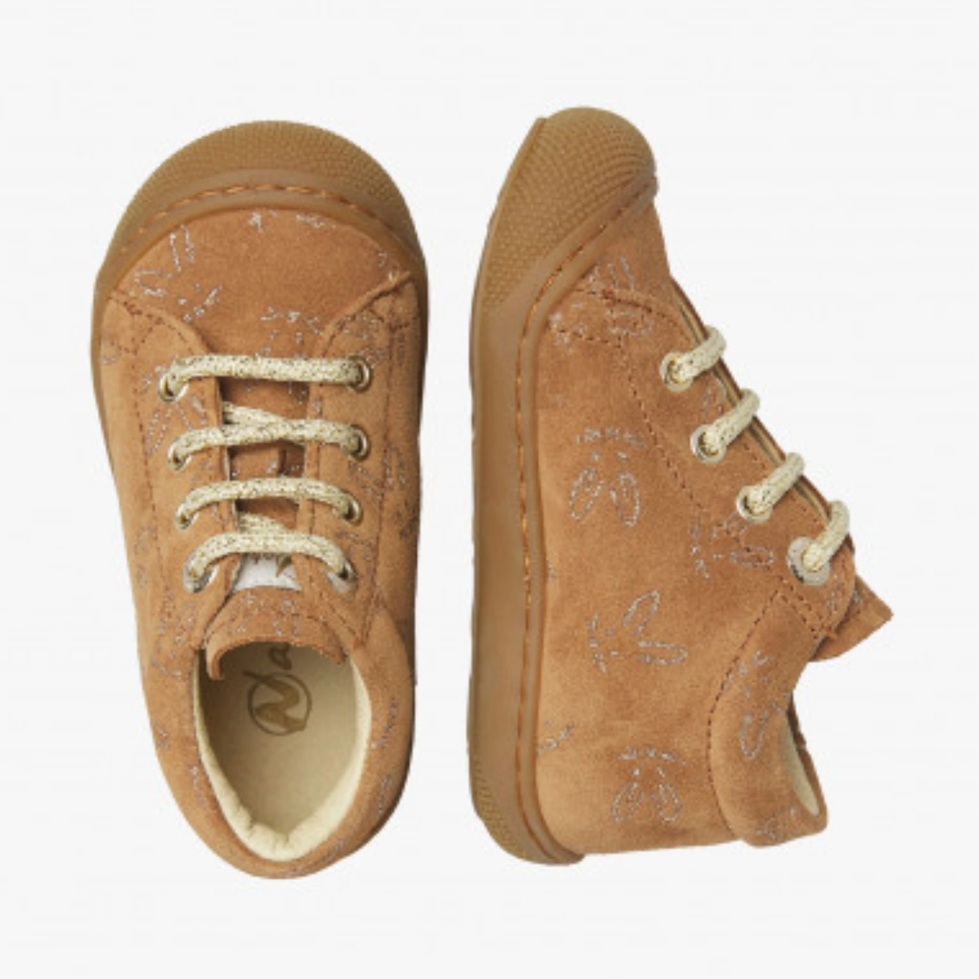 chaussures-premiers-pas-bebe-marron-platine-naturino-cocoon