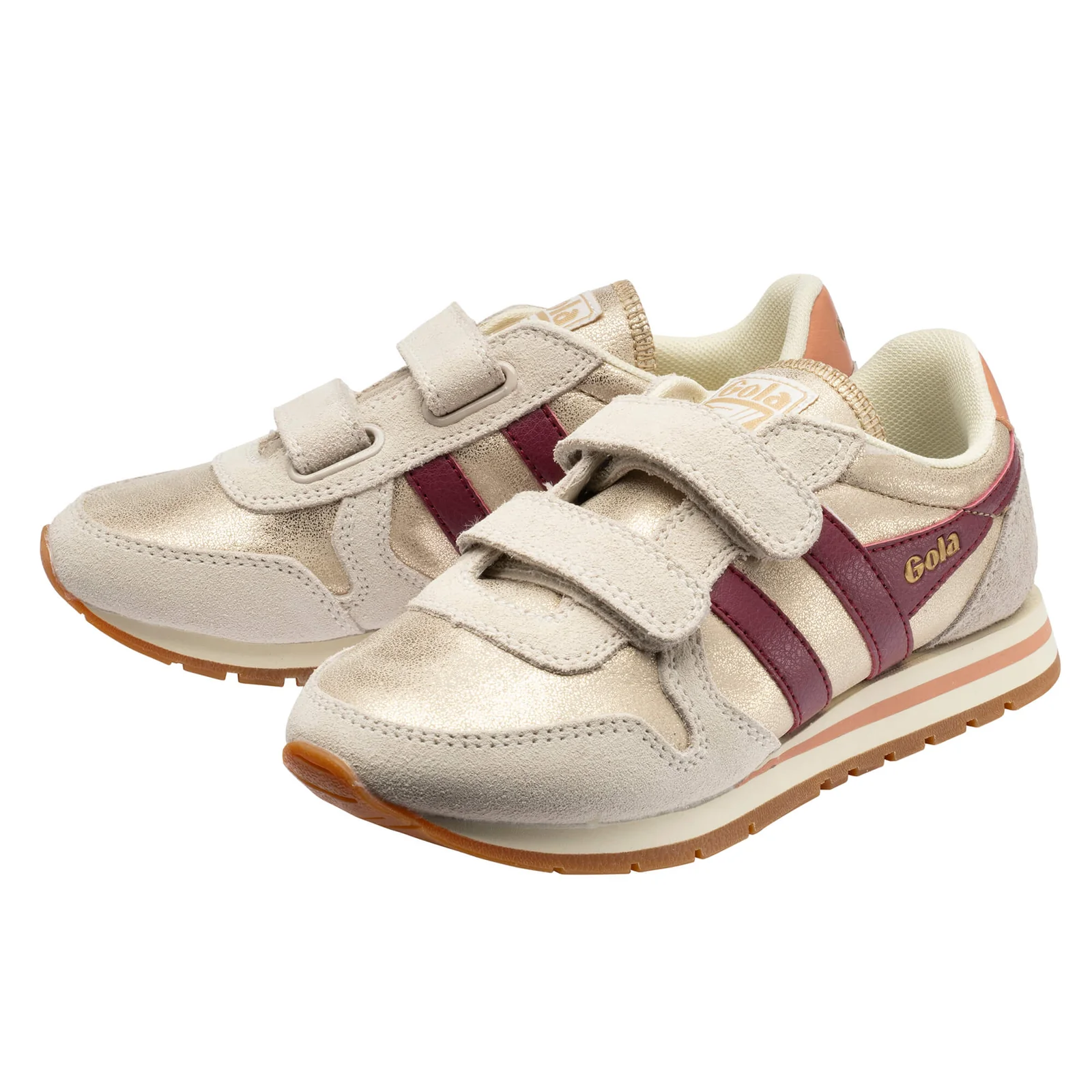 GOLA - Baskets Daytona - Gold Cerise Terracotta – Image 2