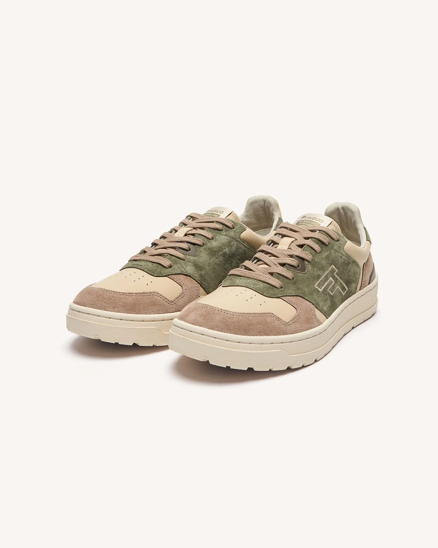 FAGUO - Baskets Palmer - Beige Kaki – Image 2