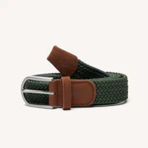 faguo-ceinture-tressee-kaki-belt