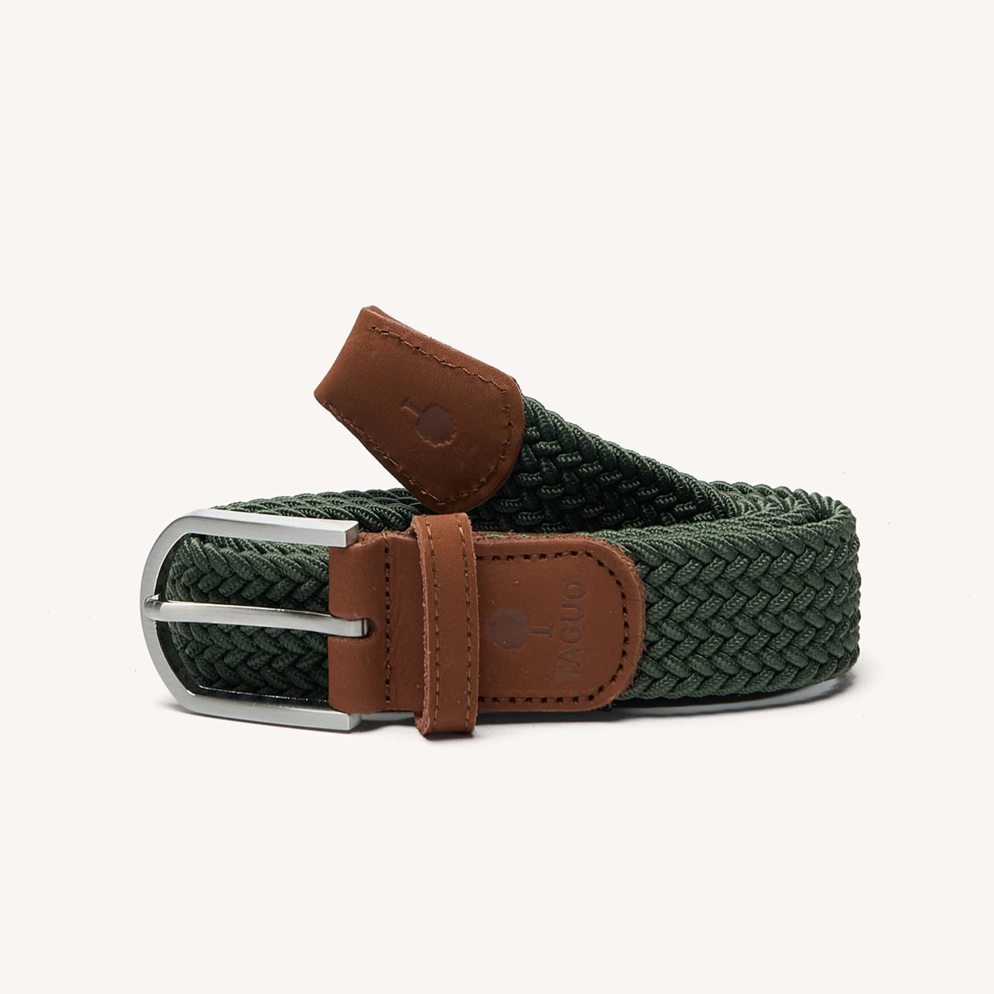 faguo-ceinture-tressee-kaki-belt