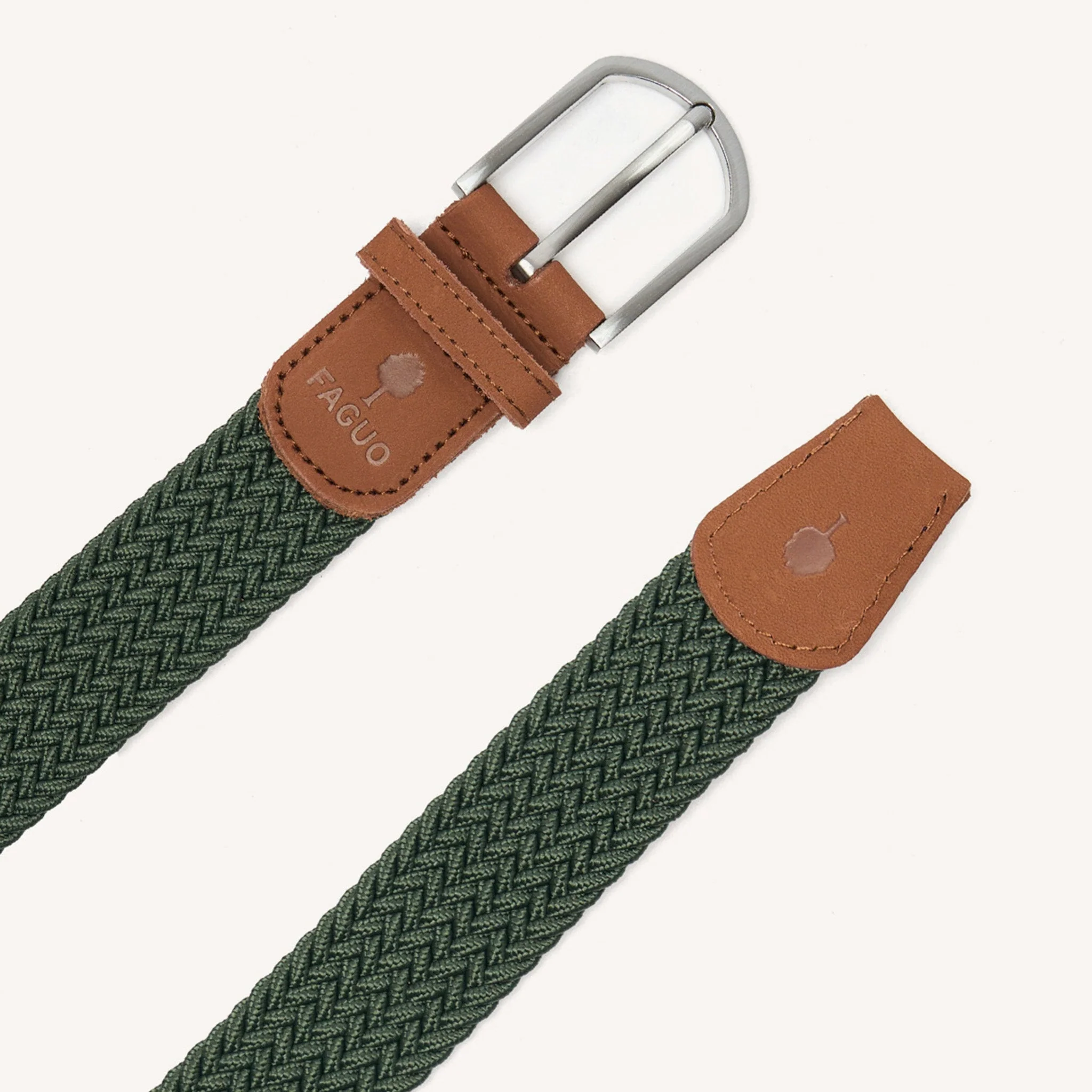 faguo-ceinture-tressee-kaki-belt
