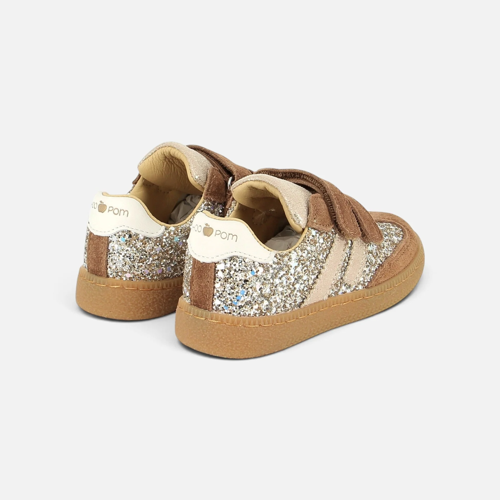 SHOOPOM - Baskets Yuzu Lo Scratch - Brown Platine – Image 3