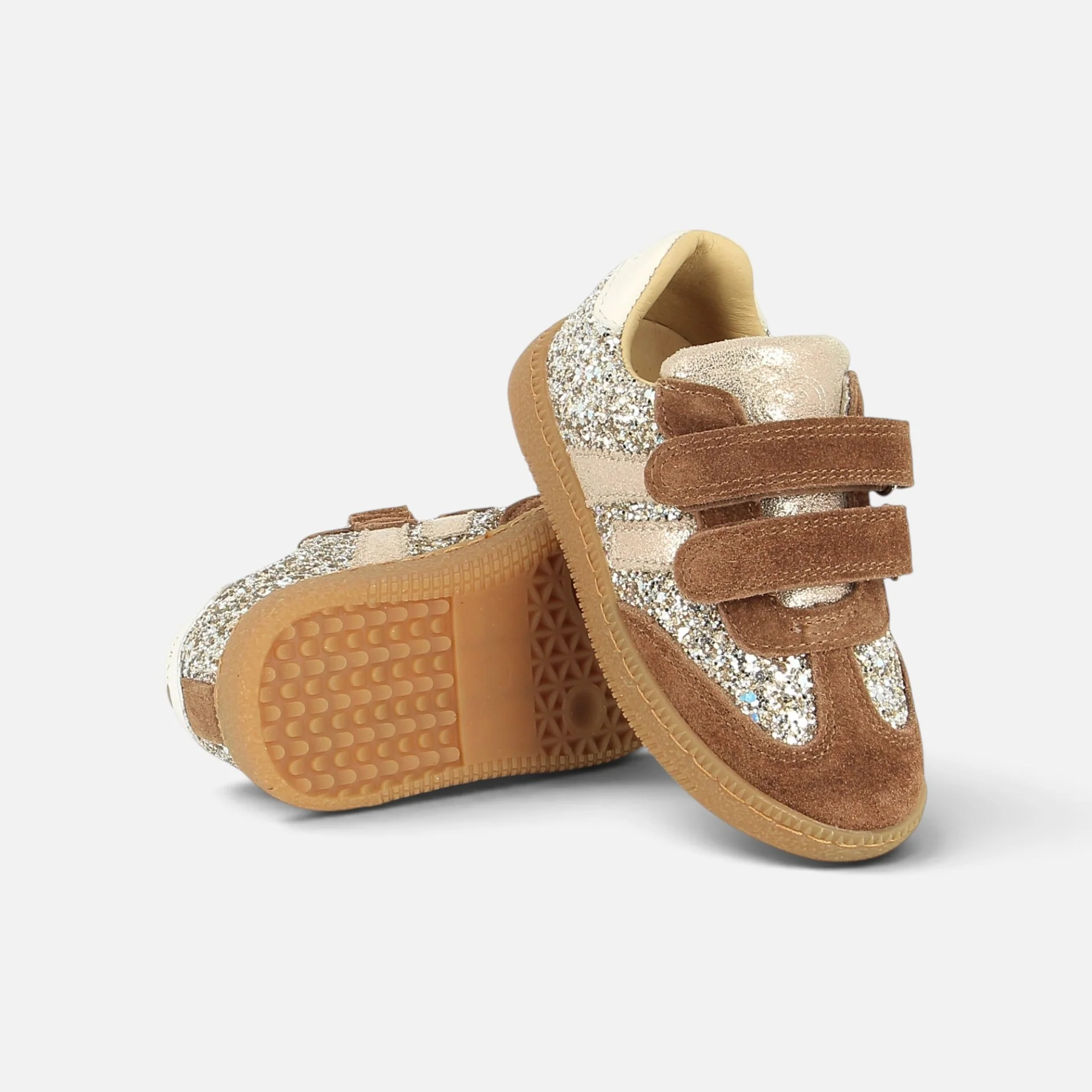 SHOOPOM - Baskets Yuzu Lo Scratch - Brown Platine – Image 2