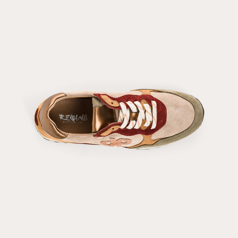 REQINS - Baskets Mora - Taupe Bordeaux – Image 3