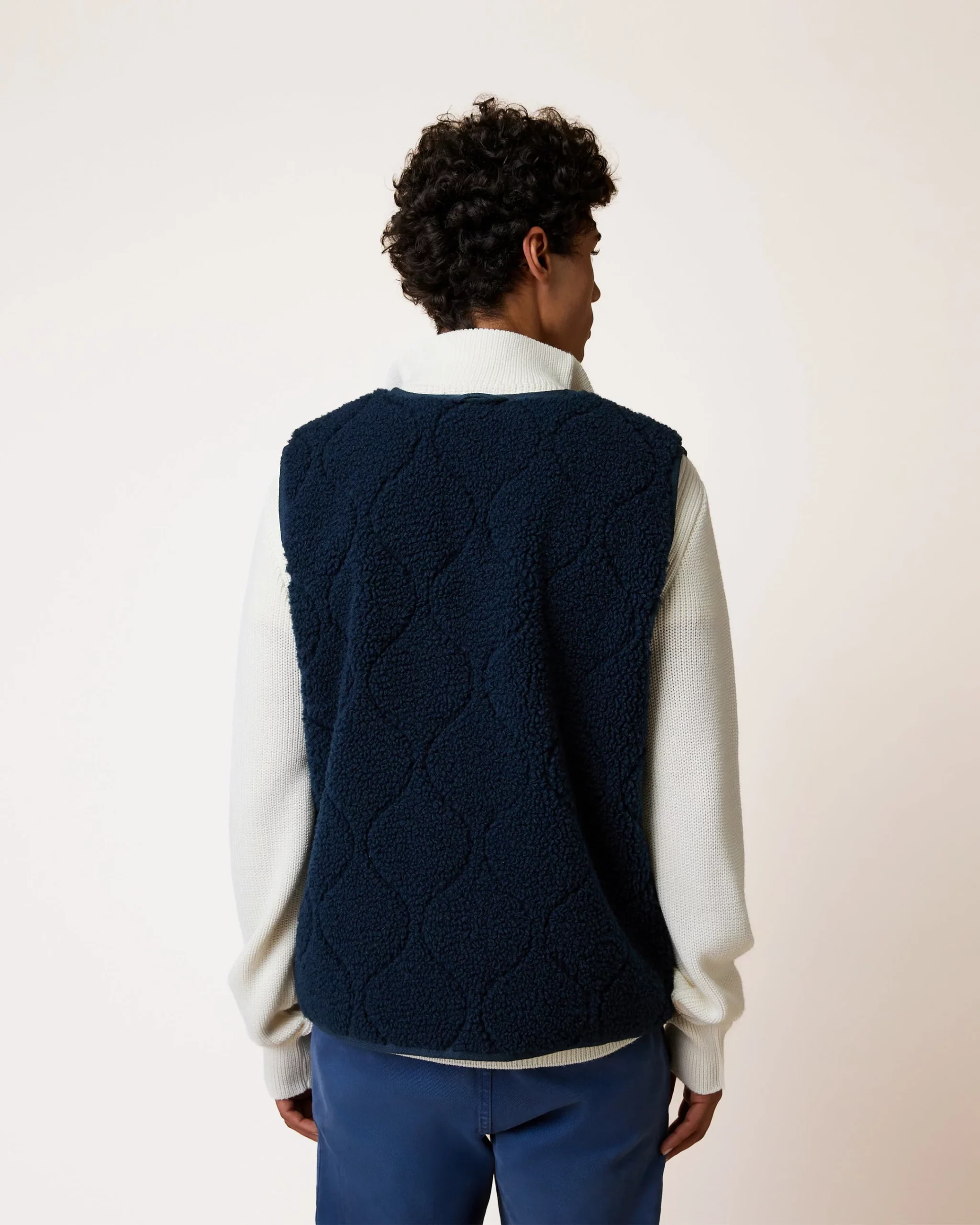FAGUO - Veste sans manches réversible Esterel - Navy – Image 3