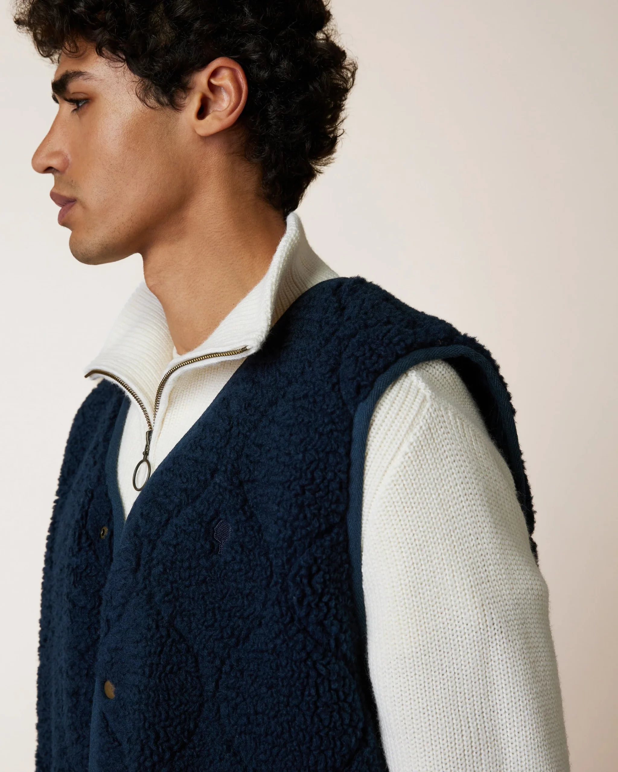 FAGUO - Veste sans manches réversible Esterel - Navy – Image 2