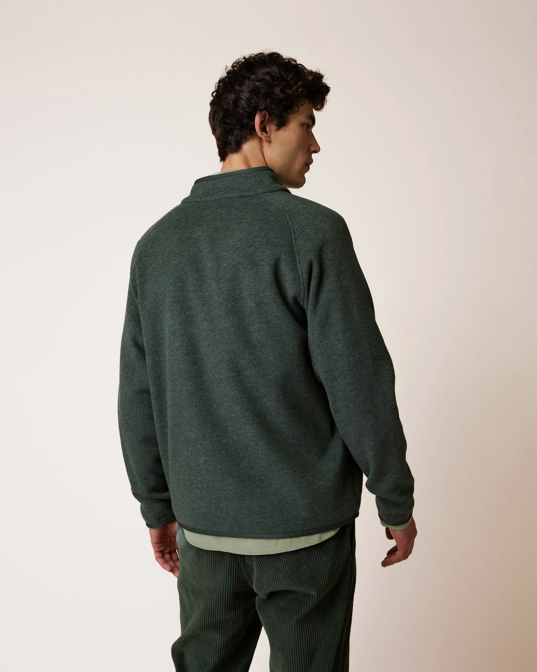 FAGUO - Veste polaire Chinon - Vert foncé – Image 2
